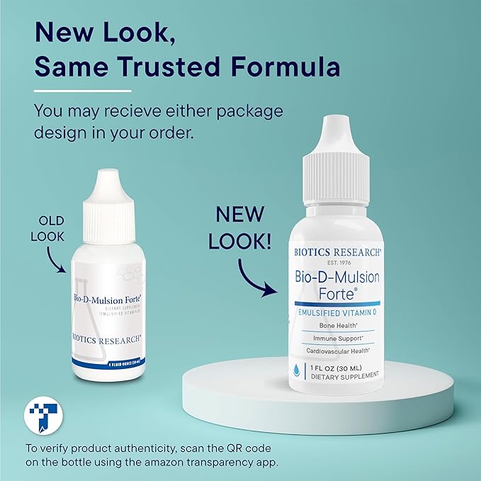 Biotics Research Bio-D-Mulsion Forte Liquid Vitamin D Drops 4000 IU – Vitamin D3 2000iu /Drop for Adults & Kids –Best Absorption, Strengthens Bones, Supports Cardiovascular & Immune System -1 fl oz