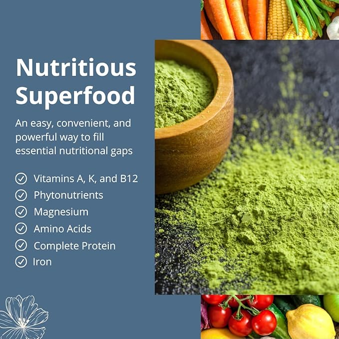 Nutrex Hawaii, Pure Hawaiian Spirulina Powder, Vegan, Supports Immune System, Heart, Cells and Energy, 5 Ounce