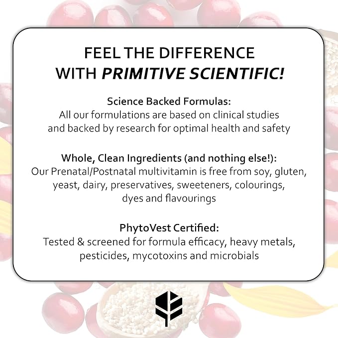 Prenatal and Postnatal Multivitamin for Women with Vitamins A, B, C, E, & D, Iodine and Ginger Extract for Mother and Baby Support - 120 Capsules, Non-GMO, Gluten Free