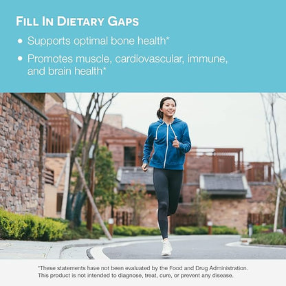 EZ Melts Dissolvable Calcium & Magnesium Supplement with Vitamin D3, Sugar-Free, 1-Month Supply