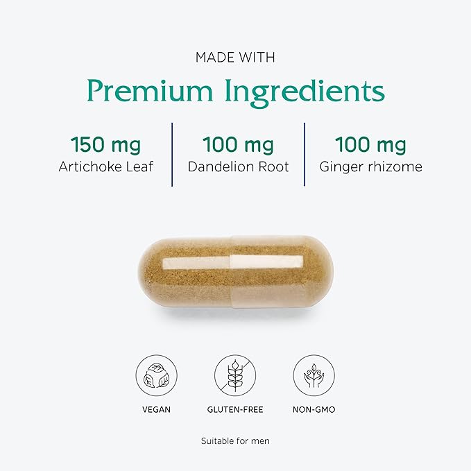 Vitanica Bitters Extra, Digestion Support, Vegan, 90 Capsules