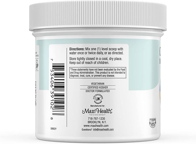 Maxi-Health Monohydrate Creatine For Muscle Mass With L-Taurine And Ribose Powder - Nutrition Supplement For Pre And Post Workout