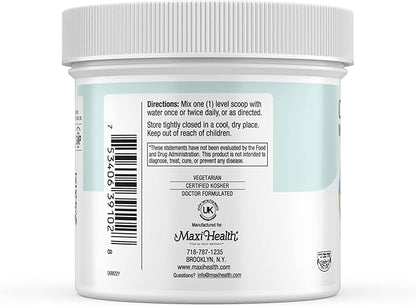 Maxi-Health Monohydrate Creatine For Muscle Mass With L-Taurine And Ribose Powder - Nutrition Supplement For Pre And Post Workout