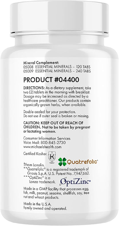Michael's Health Naturopathic Programs Teen Girls Multivitamin - 60 Vegetarian Tablets - with B Complex Vitamins & Female Herbal Blend - Kosher - 30 Servings