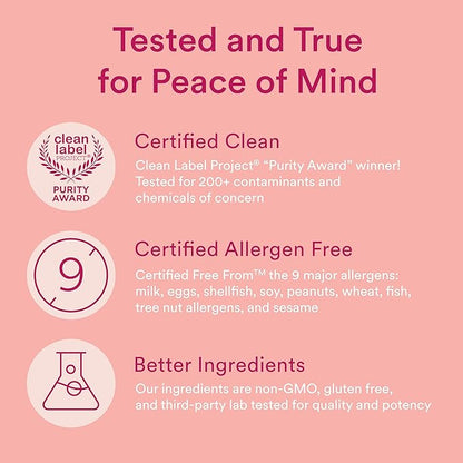 SmartyPants Kids Probiotic Immunity Gummies: Prebiotics & Probiotics for Digestive Health and Immune Support Supplement, Gluten Free, Vegan, Strawberry Crème Flavor, 60 Count (30 Day Supply)