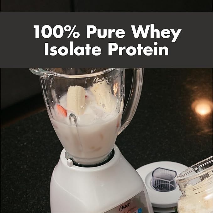 NutraOne IsolateOne Whey Isolate Protein Powder 100% Pure Whey Isolate Powder (Cookies & Cream - 28 Servings)
