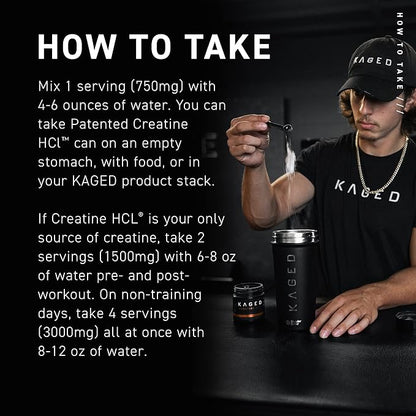Kaged Creatine HCl Powder | Fruit Punch | Supports Muscle Growth and Recovery | Patented Creatine Hydrochloride Formula | Easy Digestion and Enhanced Muscle Absorption | 75 Servings