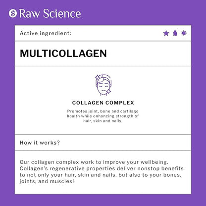 Multi Collagen Pills - Collagen Supplements for Women & Men, Bovine Collagen Bone Supplements, Hydrolyzed Collagen for Skin, Hair & Nails - Made In USA, Gluten Free 90 Multi Collagen Peptides Capsules