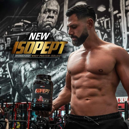 IsoPept Hydrolyzed Whey Protein Powder by EHPlabs - 100% Whey Protein Isolate & Hydrolysate, 27g of Protein, Non-GMO, Gluten Free, Fast Absorbing, Easy Digesting, 27 Serves (Chocolate Decadence)