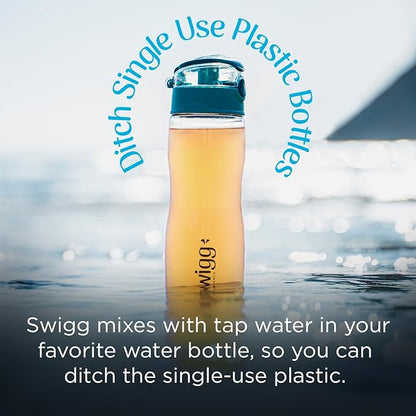 Swigg Electrolytes Powder Packets - No Sugar Multivitamin Hydration Powder, Sugar Free Electrolyte Drink Mix with Vitamin B12, B5, B6, C, D and Folate, Multi Vitamin Water, Tropical Fusion - 30 Sticks