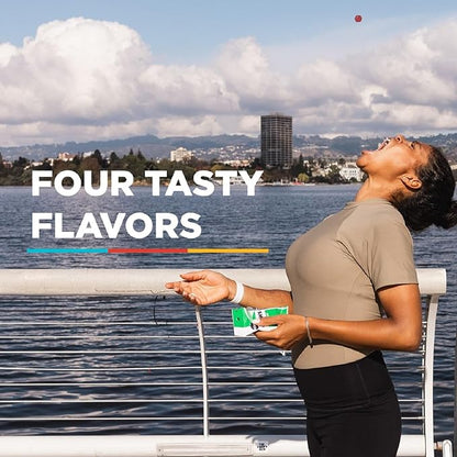 GU Energy Chews, Variety Pack Energy Gummies with Electrolytes, Vegan, Gluten-Free, Kosher, Caffeine/Caffeine-Free, and Dairy-Free On-The-Go Energy for Any Workout, 12 Bags (24 Servings Total)