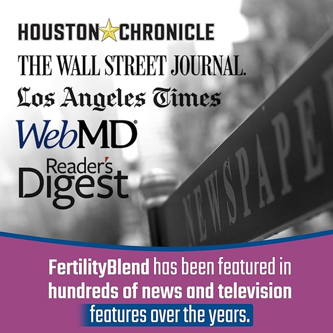 Daily Wellness Fertility Blend for Women - Fertility Supplements for Women, Conception Fertility Prenatal Vitamins, Trying to Conceive Progesterone Supplements, Cycle Support Conception Pills - 2 Pack