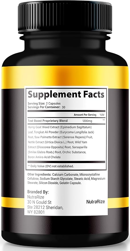 Booster XT for Men, Booster XT Male Enhancing Capsules, Premium Formula to Support Daily Energy & Peak Performance, Multivitamin Pills for Overall Health, BoosterXT Reviews (60 Capsules)