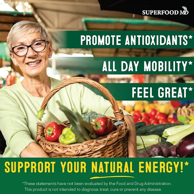 Superfood Fruit and Veggie Supplement - Fruit and Veggie Capsules 100% Whole Super Fruit and Super Vegetable Supplements & Vitamins, with Olive Leaf (720 Count (Pack of 4))