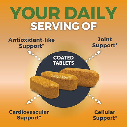 Organic Turmeric Supplement 1500 mg - Turmeric Pills for Joint Support and Cellular Defense - Turmeric Curcumin with Black Pepper for Increased Absorption - High Potency Turmeric Curcumin Supplement