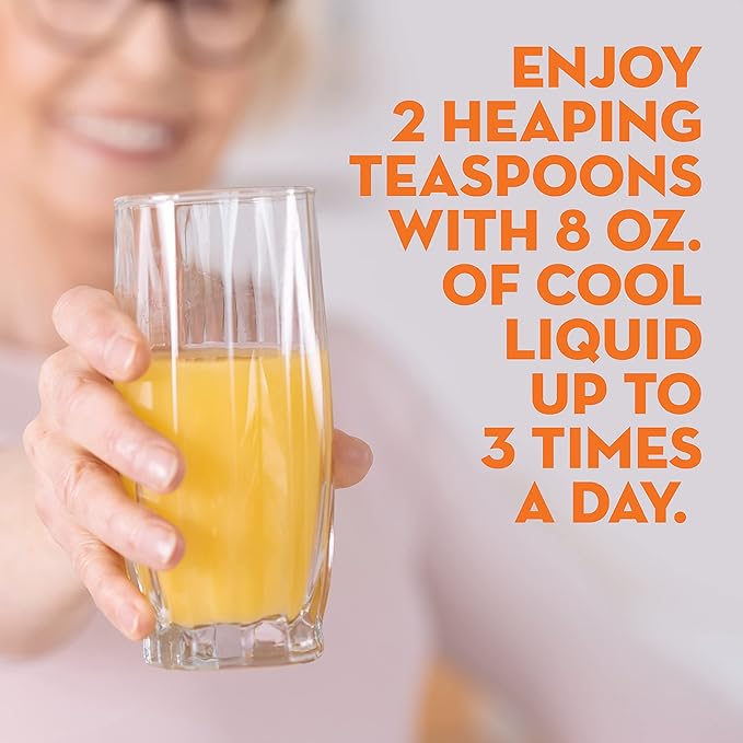 Metamucil Daily Fiber + Collagen, Psyllium Husk Powder, Plant Based, Sugar-Free with Stevia, 3-in-1 Fiber for Digestive Health, Orange Flavored, 90 Doses (29.8 OZ Fiber Powder)