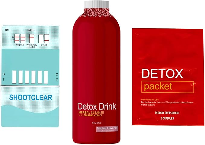 Detox Kit - Premium Detox Drink 20 Oz Herbal Pills Multi Test