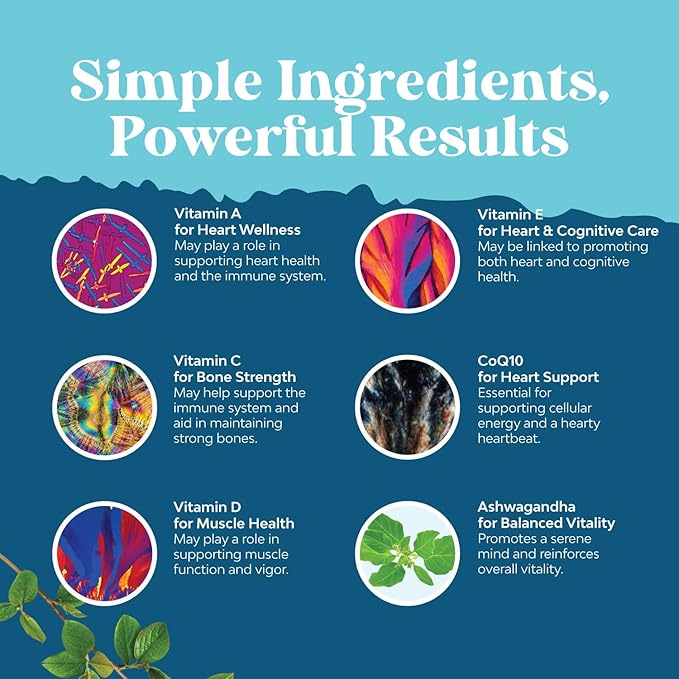 Men's Multivitamin Gummies with Superfood Complex - Daily Multivitamin for Men Gummies with CoQ10 and Ashwagandha for Energy and Immune Support - Adult Multivitamin Gummy with Essential Minerals