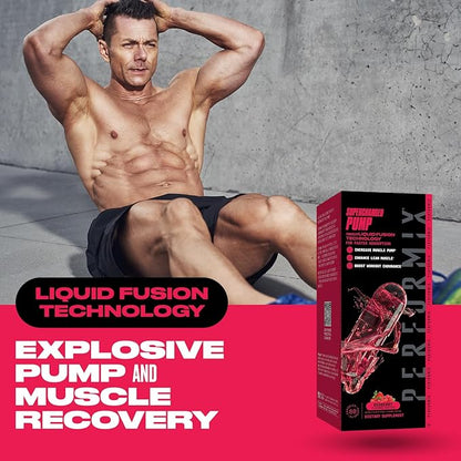 PERFORMIX Supercharged Pump - Nitrosigine® and Betaine Pre-Workout Supplement - Muscle Pump Accelerator - Endurance and Strength Booster (80 Capsules)