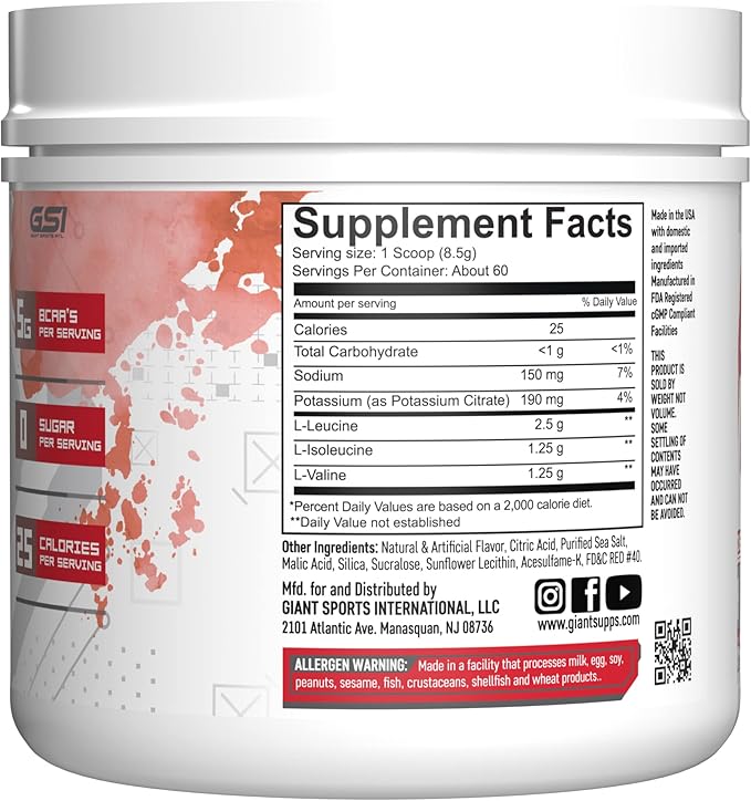 Edge BCAA - 60 Servings (Fruit Punch)