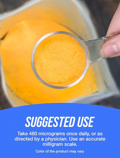 BulkSupplements.com Folic Acid Powder - Vitamin B9, Folic Acid Supplement - Folic Acid Prenatal Vitamins, Folic Acid 800 mcg - Gluten Free, 480mcg per Serving, 500g (1.1 lbs) (Pack of 1)