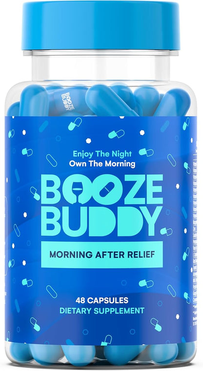 Enjoy The Night, Own The Morning After Drinking – Wellness Vitamins, Electrolytes, Antioxidants for Liver Support and Hydration – 48-Count