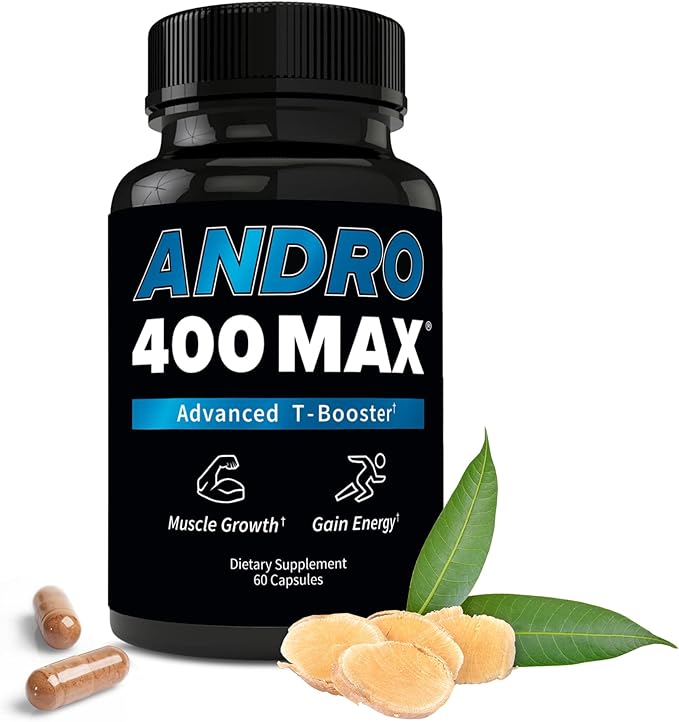 Max Natural T Support Supplement for Men, with Tongkat Ali, 60 Count, Manufactured in USA