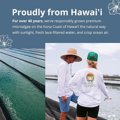Nutrex Hawaii Spirulina | Grown Outside in Kona Hawaii | Natural Superfood Supplement (60 Count, Gummy)