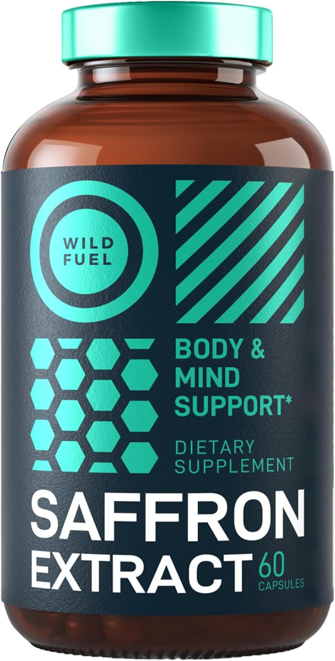 Saffron Supplements for Women and Men - 88.5mg Pure Saffron Extract - Antioxidant, Eye Health, Energy Support and Mood Booster - Vegan, Made in USA, 60 Organic Saffron Capsules Once Daily