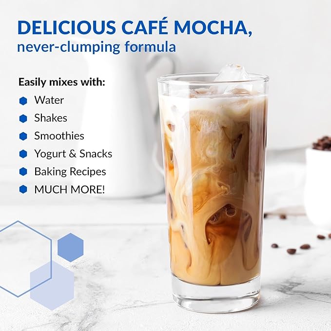 BioTrust Low Carb Protein Powder – Delicious Whey & Casein Blend from Grass-Fed Hormone Free Cows – Non GMO, Gluten Free (Cafe Mocha)