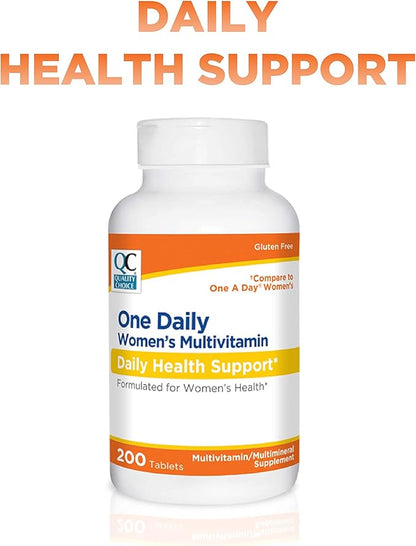 Quality Choice One Daily Women's one Daily Multivitamin Tablets