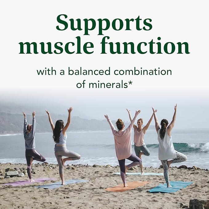 MegaFood Balanced Minerals - Calcium, Fermented Magnesium Glycinate, Zinc, Selenium, GTF Chromium, Molybdenum, Nettle Leaf, Horsetail Leaf - Made Without 9 Food Allergens - 90 Tablets (30 Servings)