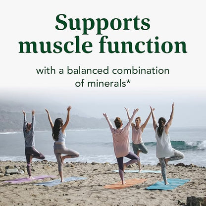 MegaFood Balanced Minerals - Calcium, Fermented Magnesium Glycinate, Zinc, Selenium, GTF Chromium, Molybdenum, Nettle Leaf, Horsetail Leaf - Made Without 9 Food Allergens - 90 Tablets (30 Servings)