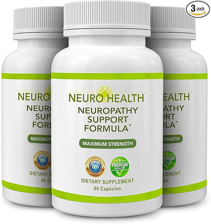 Nerve Support Formula for Neuropathy - Your Nerve Savior Supplement with B Vitamins and Alpha Lipoic Acid - Rapid Absorption for Nerve Discomfort Relief - 180 Capsules