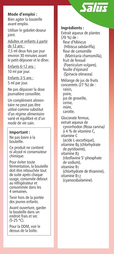 Floradix Floravital Liquid Iron & Vitamins Formula - Liquid Iron Supplement with B Complex Vitamins, Vitamin C & Herbs for Energy Support - Vegan, Gluten-Free, Yeast- Free, Non-GMO - 23 fl oz