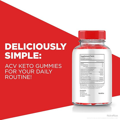 (3 Pack) KeepFit Keto ACV Gummies, Official Keep Fit Keto+ACV Gummies, Premium Apple Cider Vinegar, All Natural Keto Plus ACV Formula, ACV Keto Gomitas Reviews (180 Gummies)