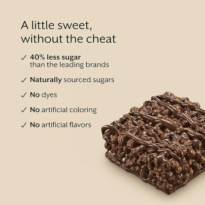 Promix Nutrition Vegan Protein Puff Bars | High Protein, Low Calorie Marshmallow Crispy Treat | Kosher, Soy Free - Chocolate