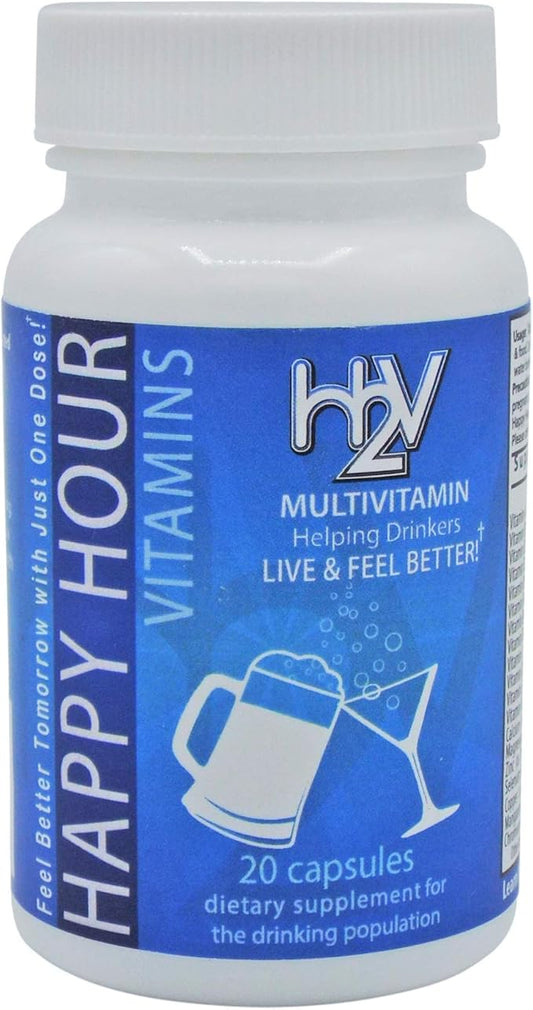 Bottle - Multivitamin Formulated for Better Mornings – Live & Feel Better with Milk Thistle, Prickly Pear Cactus, B & C Vitamins, & More- 10 Servings