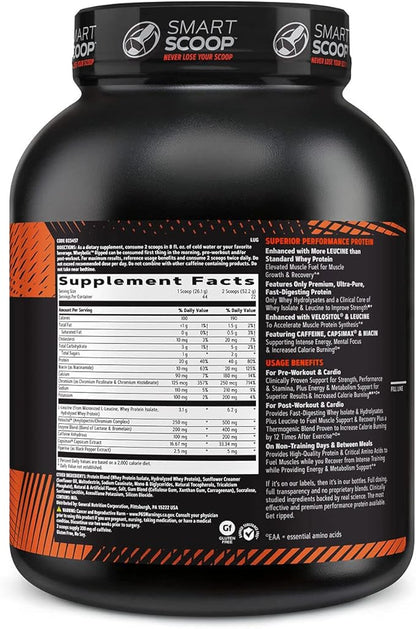 GNC AMP Wheybolic Ripped Whey Protein Powder Isolate with BCAA | Targeted Muscle Building and Workout Support Formula | Gluten Free | Classic Vanilla | 22 Servings