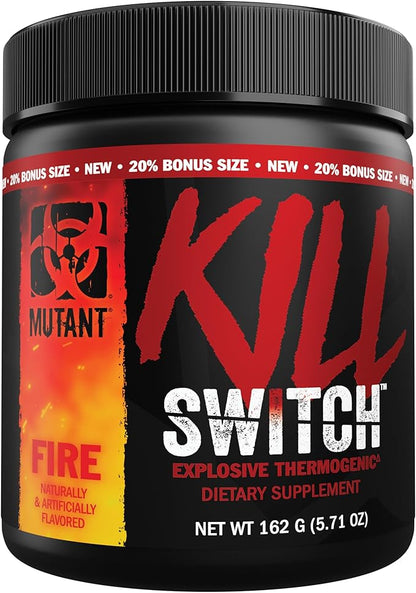 Mutant Killswitch Ultra Thermo | Thermogenic Pre Workout | Fire 162g