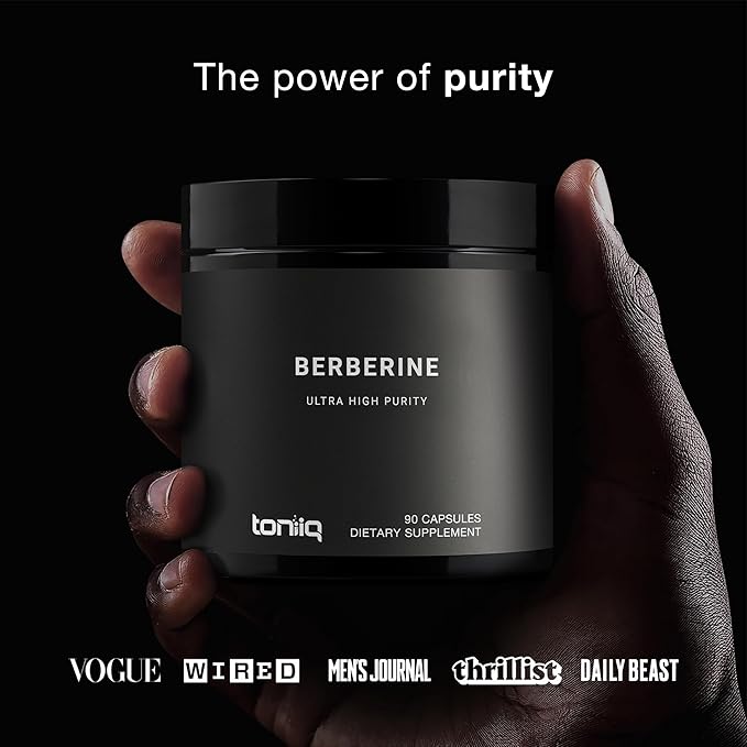 Ultra High Strength Berberine HCl 500mg from The Himalayas - Berberine Supplement - 97% Tested Purity Extract - Wild Harvested - Concentrated Berberine 500mg Supplements -90 Veggie Capsules