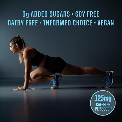 Pre Workout Powder Energy Drink | Vegan, Plant-Based, Pre-Workout Supplement | Pump, Hydrate, Focus, Endurance, & Strength Builder | Blue Raspberry Pineapple Flavored | 30 Servings | Active Preworkout