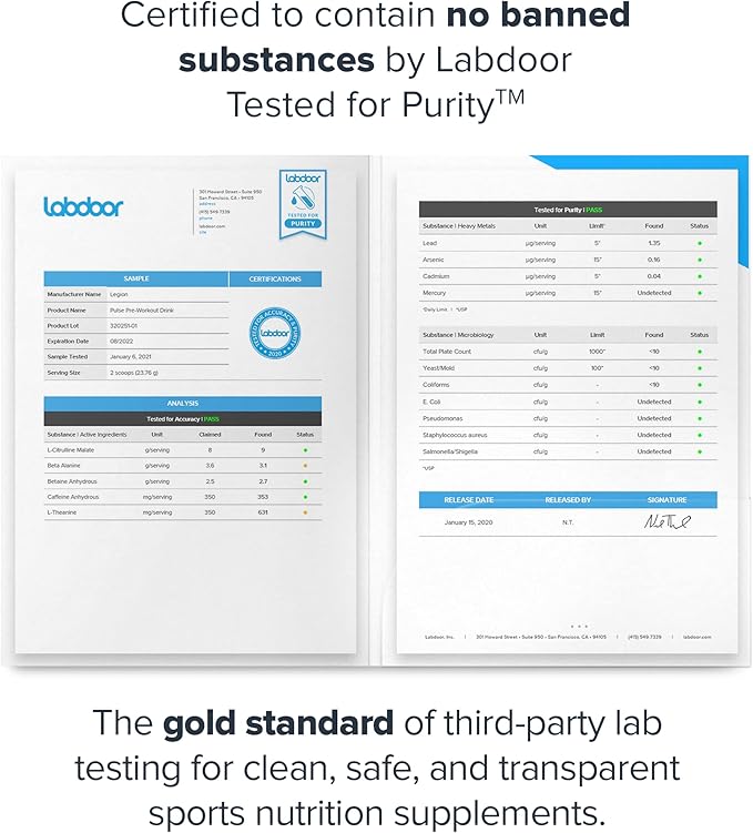 LEGION- All Natural Nitric Oxide Preworkout Drink to Boost Energy, Creatine Free, Naturally Sweetened, Beta Alanine, Citrulline, Alpha GPC (Blue Raspberry)