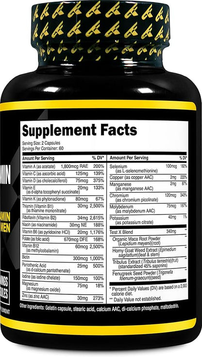 Primaforce Multivitamin for Men Capsules [120 caps] - Nutritional Supplement to Promote Good Health