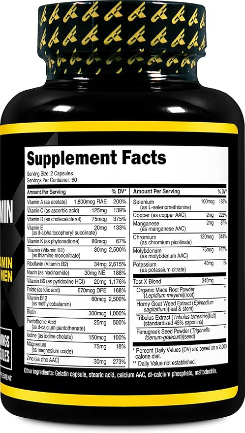 Primaforce Multivitamin for Men Capsules [120 caps] - Nutritional Supplement to Promote Good Health