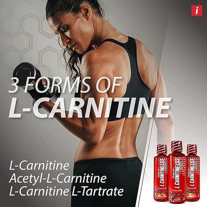 iSatori L-Carnitine LS3 1500, Liquid L-Carnitine with Acetyl L-Carnitine, L-Carnitine L-Tartrate, Stimulant Free Pre Workout, No Calories, Sugar, Gluten, Keto-Friendly, Pink Lemonade (32 Servings)