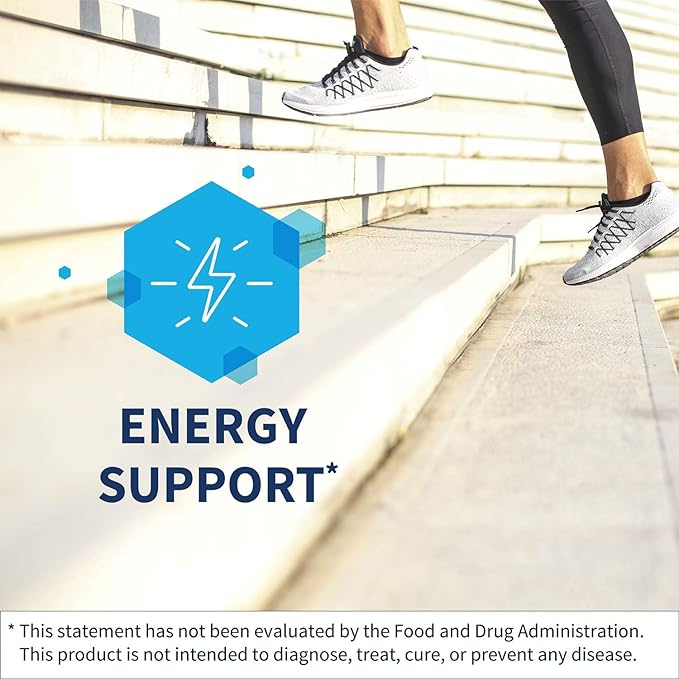 Klaire Labs Active B Complex - Energy & Mood Support B Vitamin Supplement with Metafolin Folate, Methylcobalamin B12, Biotin & VIT B6 - High Potency, Hypoallergenic B Vitamins (60 Capsules)