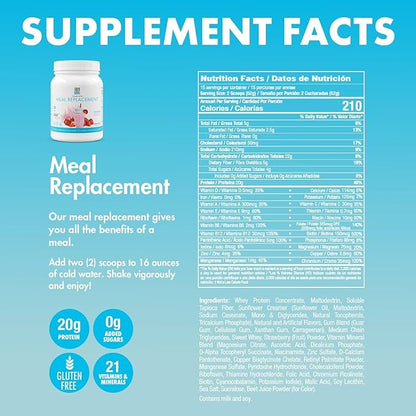 Yes You Can! Detox Plus Kit, Daily Cleanse Pure Fiber Meal Replacement, Drink Mix, Shake Booster and Supplement, Body Cleanse Kit for Women, Daily System Cleanse - Strawberry, Aloe Vera Mango
