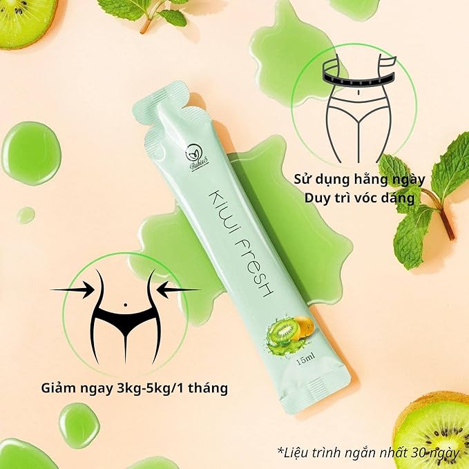 Generic Combo RubisS Detox - Kiwi Flavor (12 packs plus 1 box of Cereals Cookies), medium, green